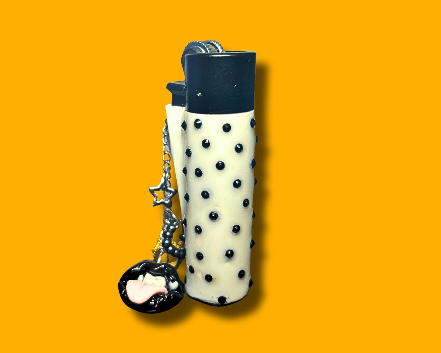 Charmed Lighter with Chain - (Blacked Out Edition)