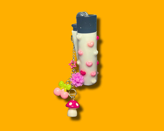 Charmed Lighter with Chain - (Love Heart Edition)