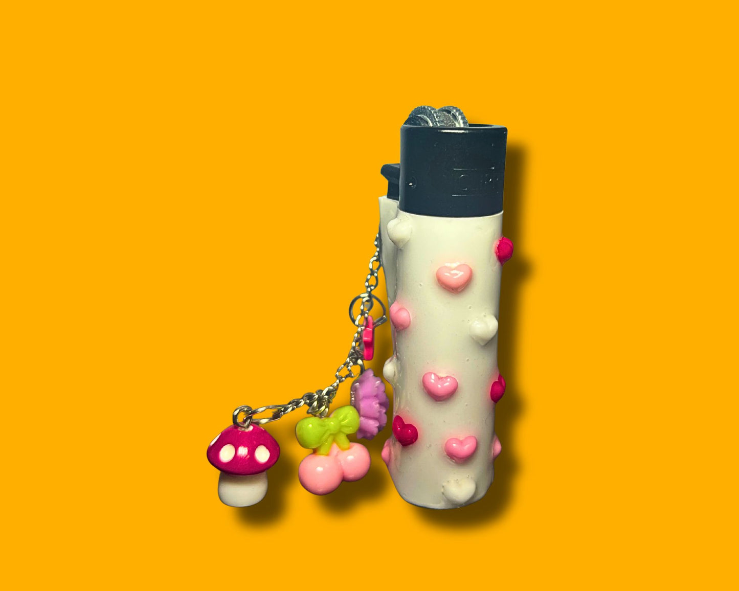 Charmed Lighter with Chain - (Love Heart Edition)