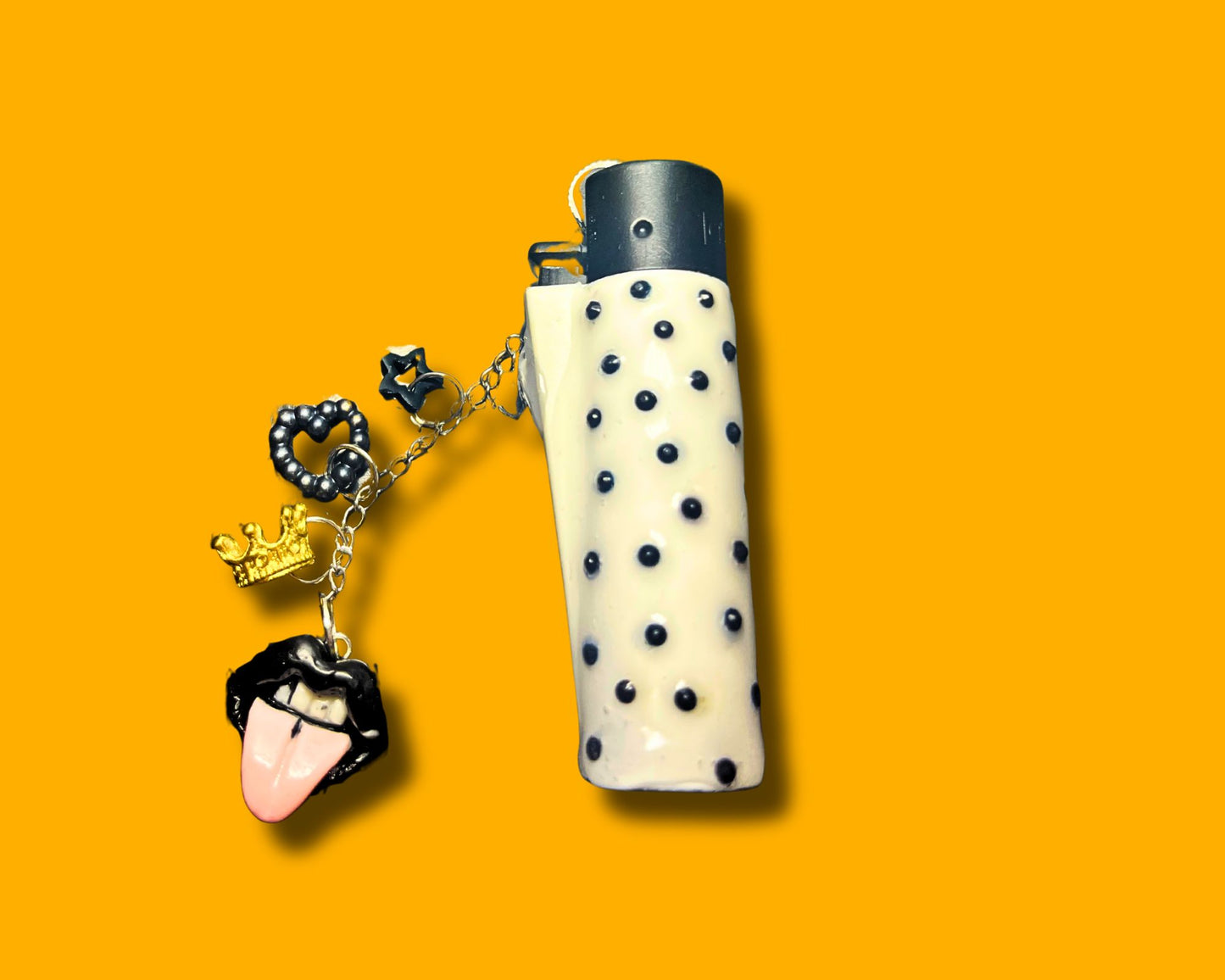 Charmed Lighter with Chain - (Blacked Out Edition)