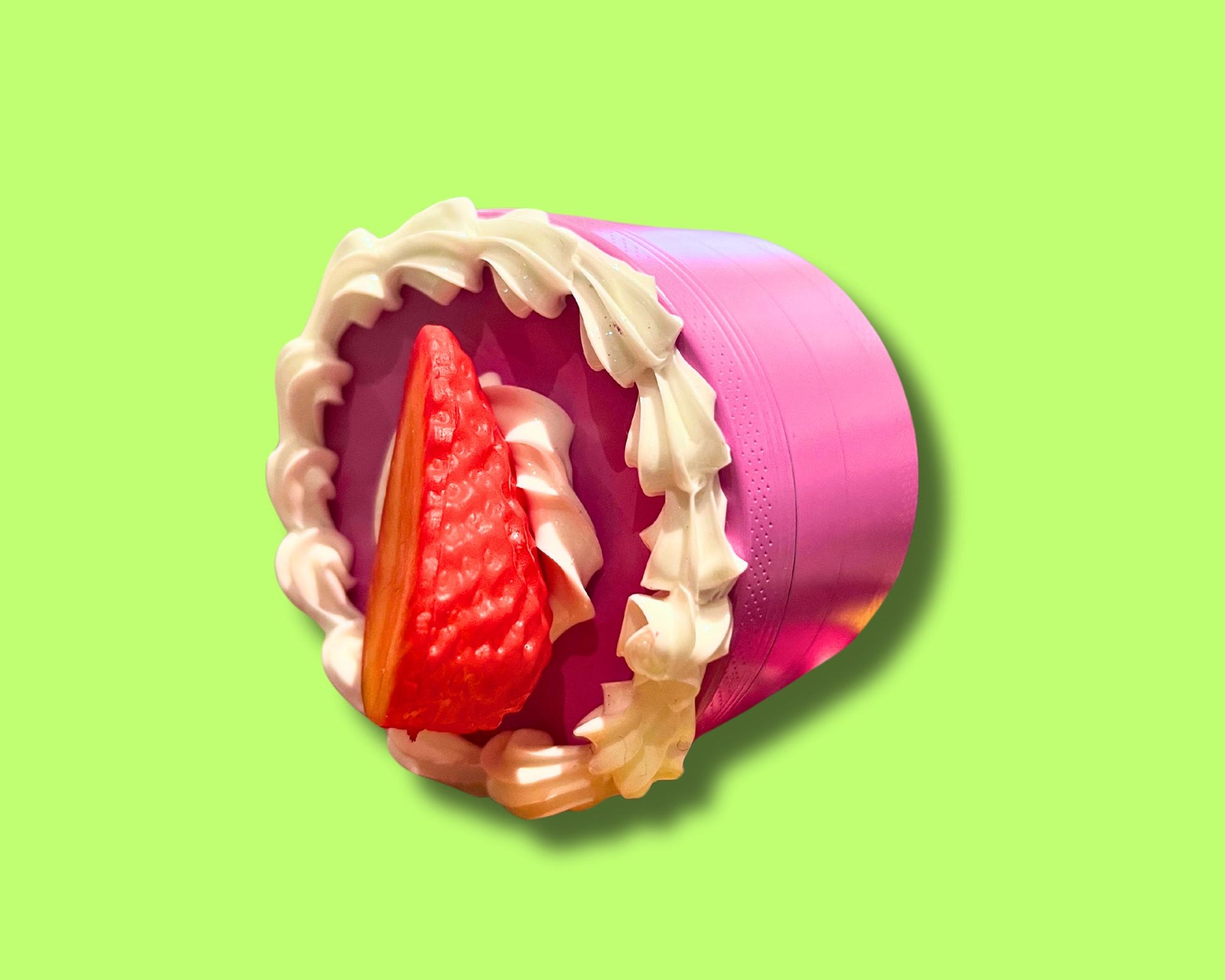 Strawberry Cake Grinder